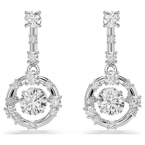 Visiace náušnice so Swarovski zirkónmi Constella 5738194