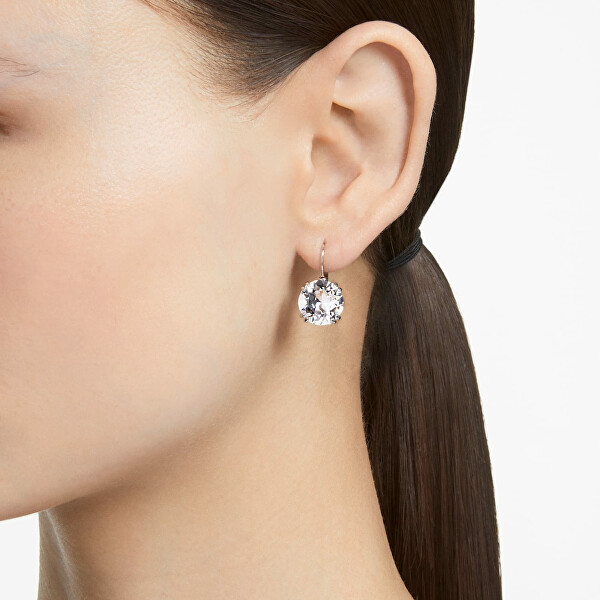 Distintivi orecchini pendenti con cristalli trasparenti Millenia 5628351