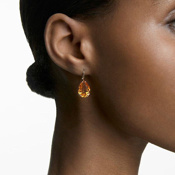 Jellegzetes lógó fülbevaló sárga kristályokkal Millenia 5619495