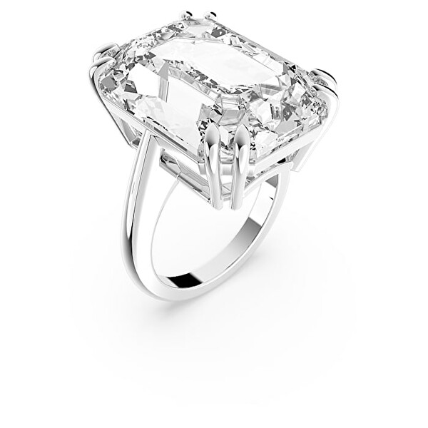 Výrazný prsten s čirým krystalem Mesmera 5600855