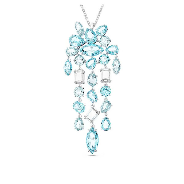 Výrazný trblietavý náhrdelník s kryštálmi Gema 5666014