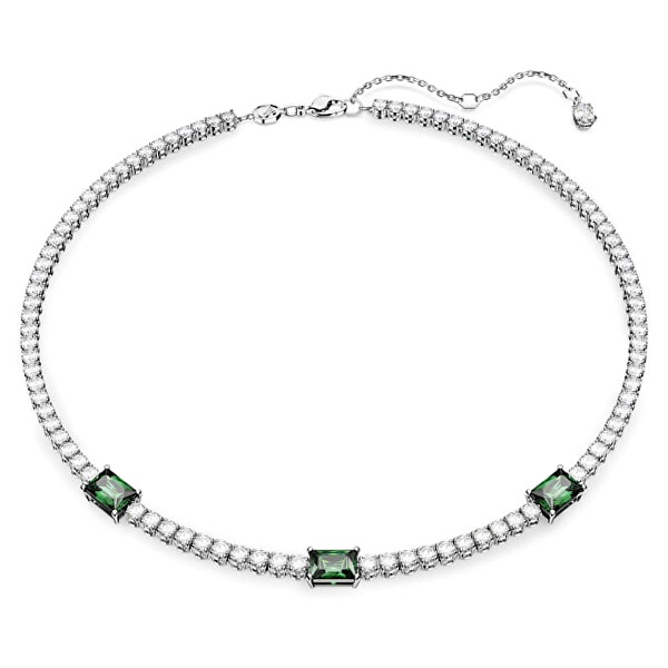 Funkelnde Halskette mit Kristallen Matrix Tennis 5666168