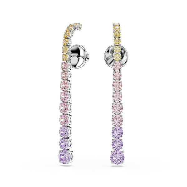 Krásne dlhé náušnice s kryštálmi Swarovski Matrix 5751195