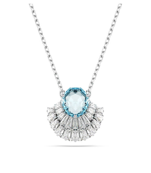 Elegantní náhrdelník Mušle s krystaly Idyllia 5689195