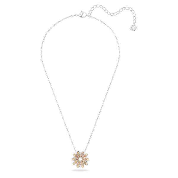 Collana floreale con cristalli Eternal Flower 5642867