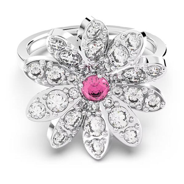 Anello floreale con zirconi  Eternal Flower 5642893