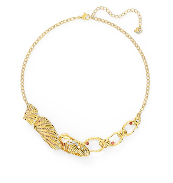 Luxusní pozlacený náhrdelník Plody moře Shell 5520667
