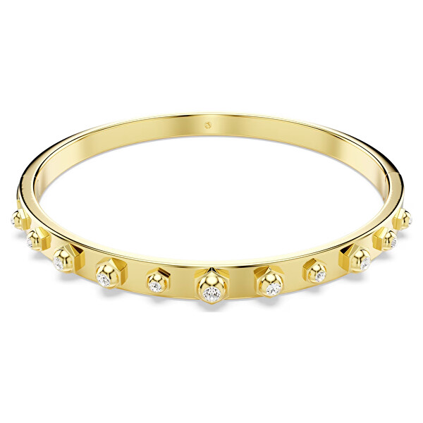 Bracciale alla moda placcato in oro con cristalli Numina 5681452