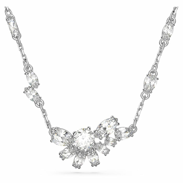 Nádherný náhrdelník s čirými krystaly Gema 5644683