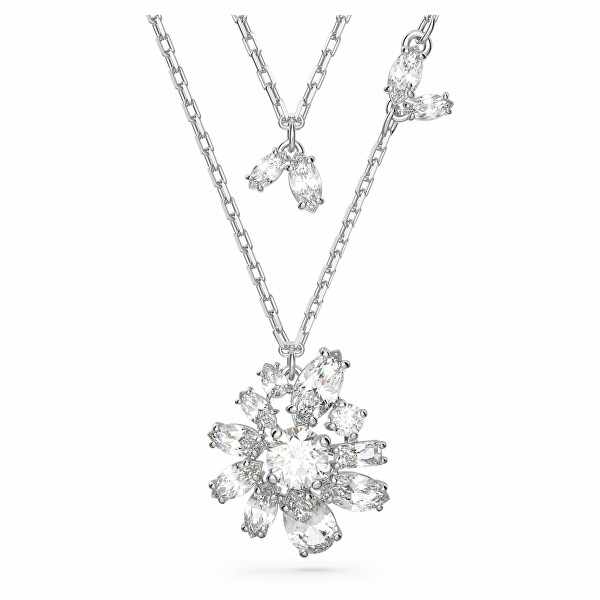 Očarujúce náhrdelník s čírymi kryštálmi Gema 5644658