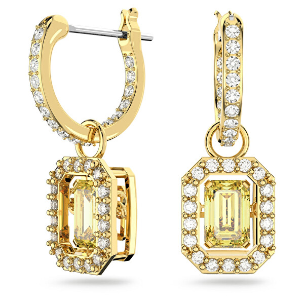 Originali orecchini placcati oro con cristalli Millenia 5641169