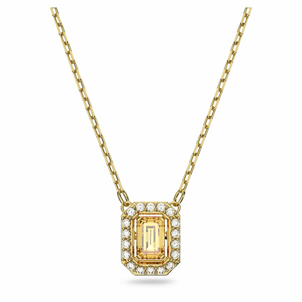 Očarujúce pozlátený náhrdelník s kryštálmi Millenia 5598421