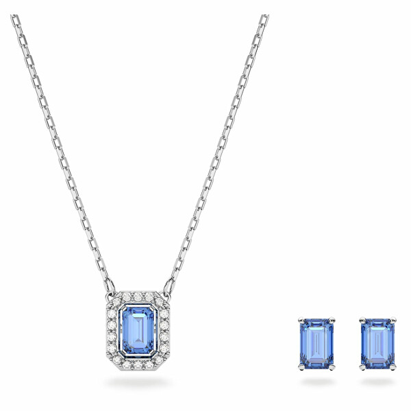 Set fermecător de bijuterii din cristal Millenia 5641171 (cercei, colier)