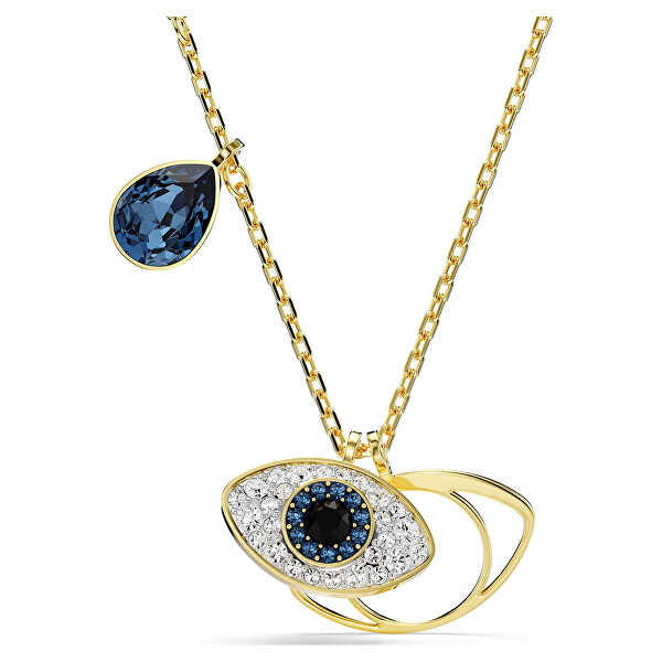Pozlacený náhrdelník Evil Eye Symbolica 5692178 (řetízek, přívěsky)