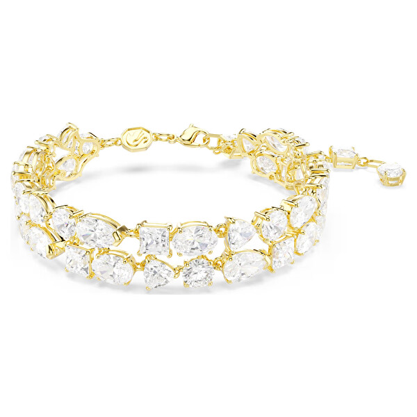 Pozlacený náramek se Swarovski zirkony Mesmera 5743827