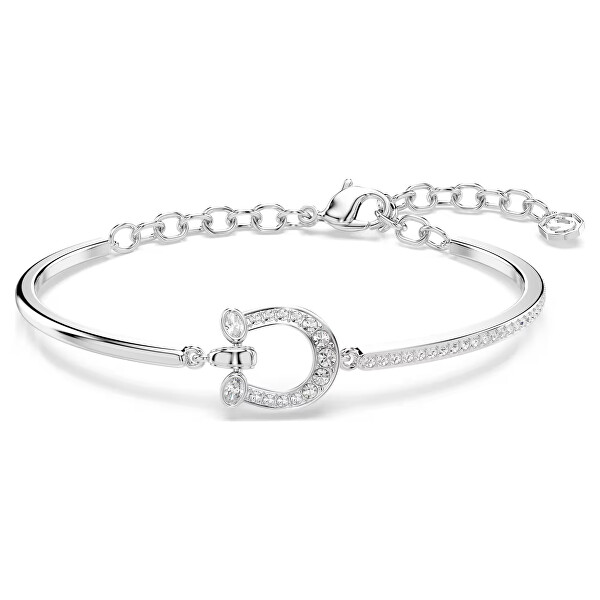 Pevný náramek Podkova se Swarovski zirkony Symbolica 5746220