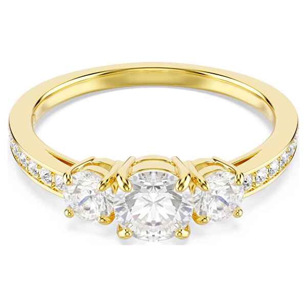 Třpytivý pozlacený prsten Stilla Attract 572329