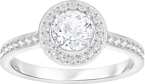 Třpytivý prsten s krystaly Angelic 5412053