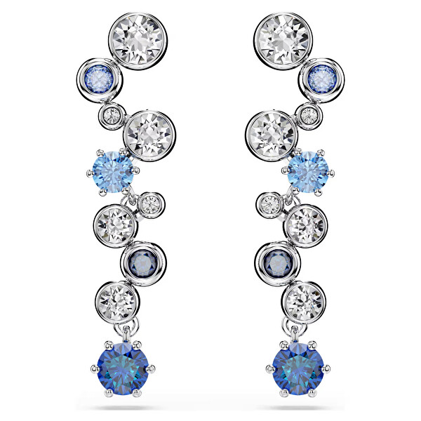 Visací náušnice s krystaly a zirkony Swarovski Constella 5732775
