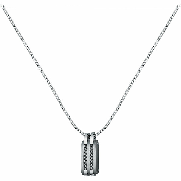 Moderne Halskette aus Stahl Basic SZS71