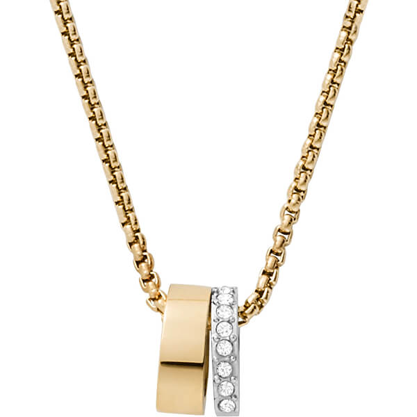 Elegantní bicolor náhrdelník z oceli Elin SKJ1450998