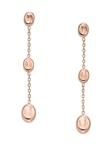 Elegantní pozlacené visací náušnice Anja Pebble SKJ1846791