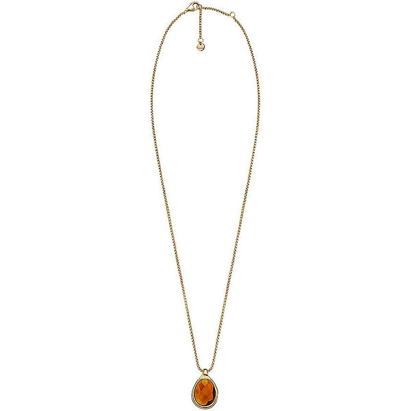 Elegantní pozlacený náhrdelník Sea Glass Honey SKJ1736710
