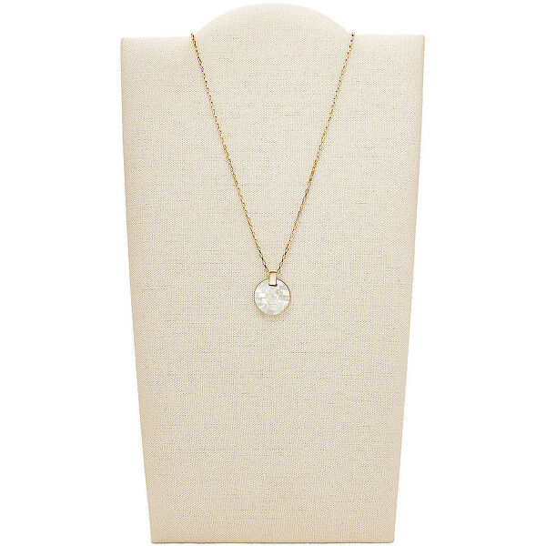 Krásny pozlátený náhrdelník s perleťou Agnethe SKJ1586710