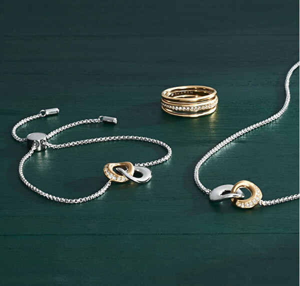 Moderní ocelový bicolor náhrdelník Kariana SKJ1613998
