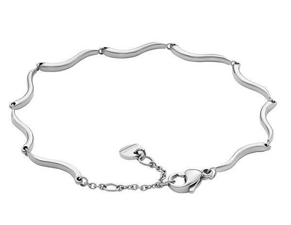 Bracciale moderno in acciaio da donna Wave SKJ1793040