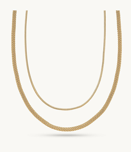 Nadčasový pozlacený náhrdelník/řetízek Kariana SKJ1623710