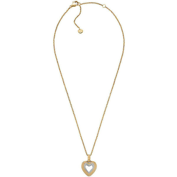 Romantický pozlacený náhrdelník se srdíčkem Kariana SKJ1679998
