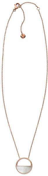 Collana di design placcata in oro rosa con madreperla SKJ0997791