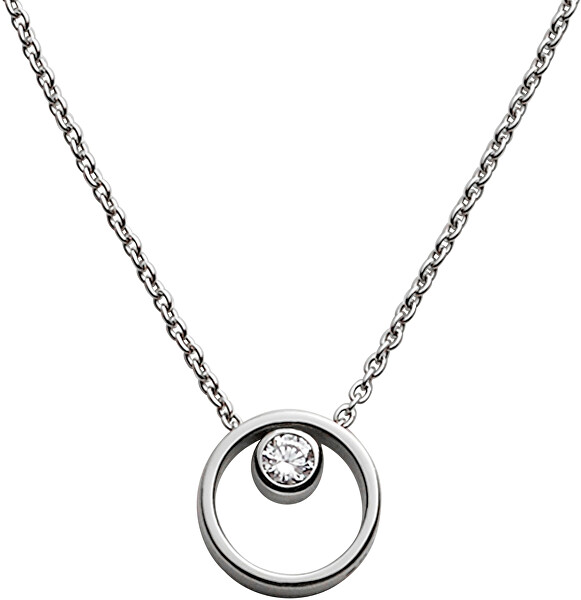 Collana in acciaio da donna con cristallo SKJ0833040