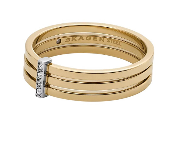 Elegáns, aranyozott gyűrű Kariana SKJ1672998