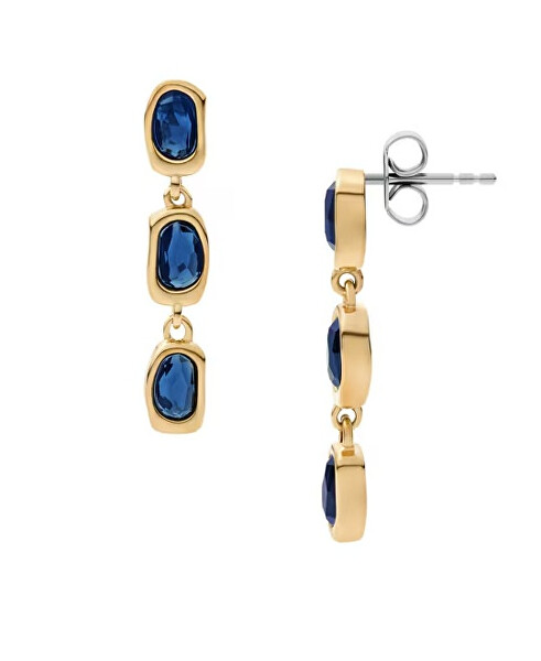 Překrásné visací náušnice Sofie Sea Glass SKJ1887710