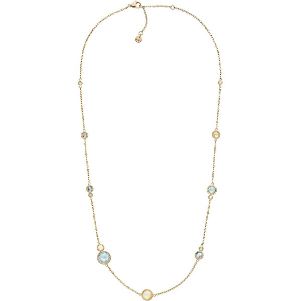 Pozlacený náhrdelník Sofie Sea Glass SKJ1895710
