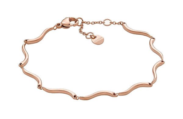 Slušivý pozlacený náramek pro ženy Wave SKJ1787791