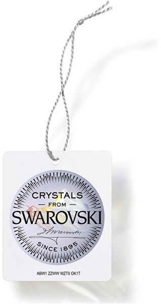 Ezüst fülbevaló Swarovski kristályokkal SILVEGOB36096