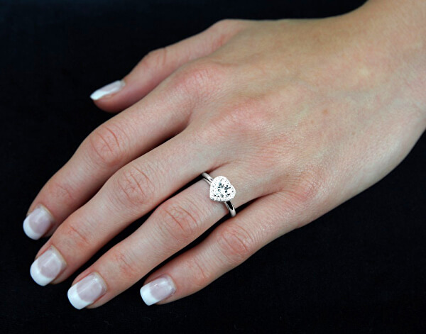 Stříbrný prsten s micro zirconia JJJR0103