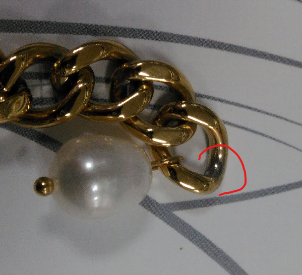 Asymetrické pozlacené náušnice s barokními perlami VAAXF344G - SLEVA