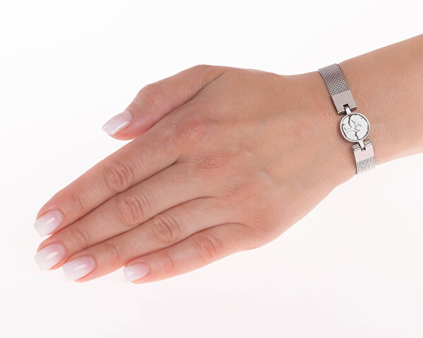 Elegantní ocelový mesh náramek Strom života KMM111136