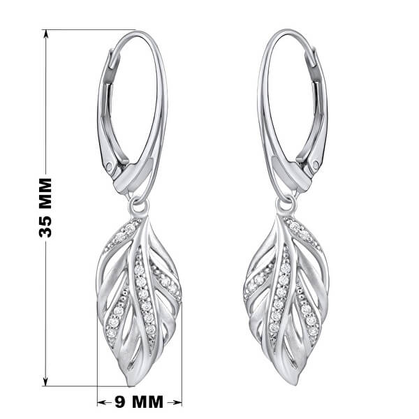 Splendidi orecchini in argento con zirconi Eria FW8765X