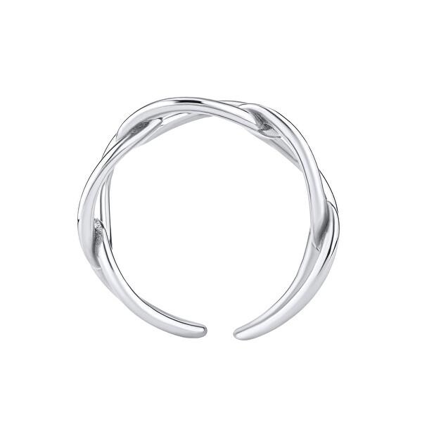 Moderní otevřený stříbrný prsten Baetis RMM25599
