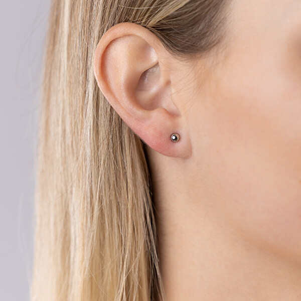 Náušnice pecky z chirurgické oceli- kuličky 4 mm dámské i dětské KMM68742