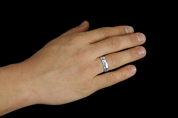 Ocelový prsten moci z filmu Pán prstenů RRC2010