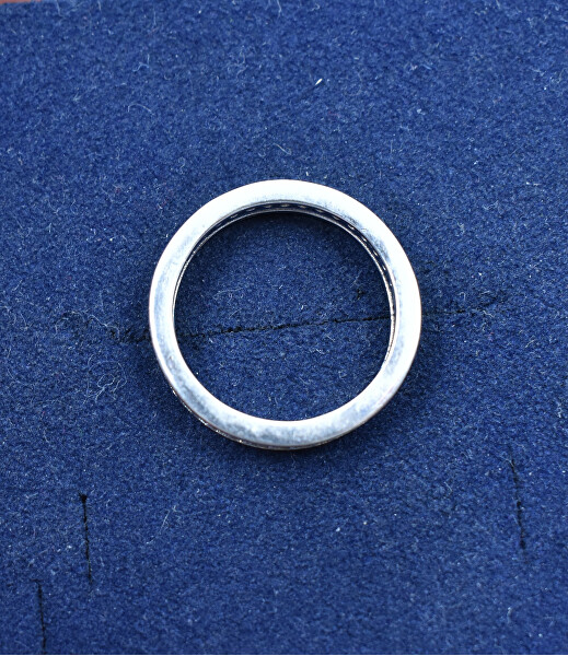SLEVA - Stříbrný prsten se zirkony AGG26