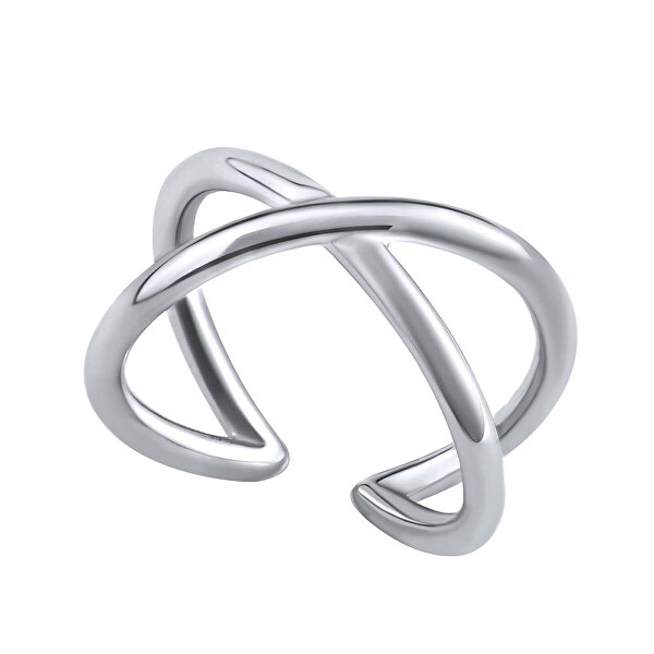 Elegante anello in argento aperto Arin Infinity RMM22726