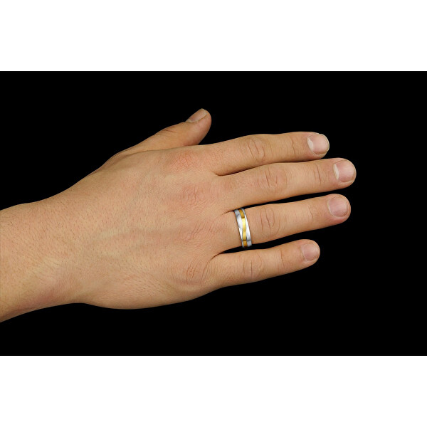 Snubní ocelový prsten pro muže a ženy MARIAGE RRC2050-M