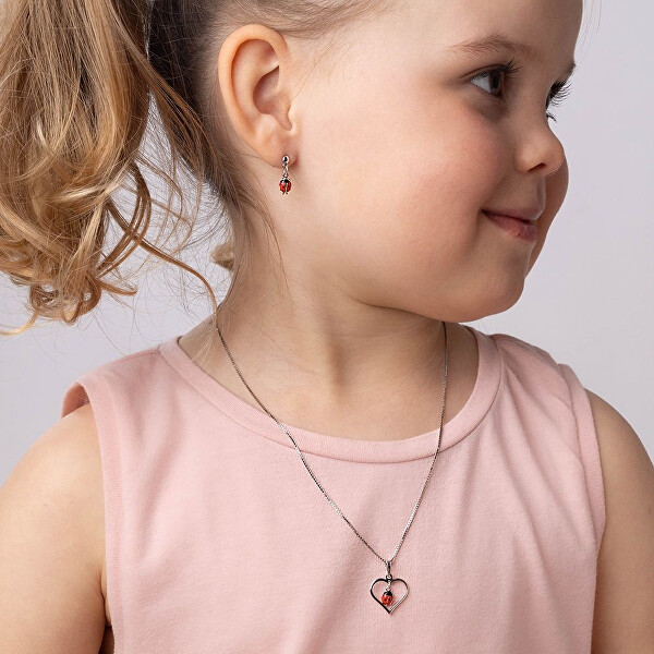 Stříbrné náušnice - Beruška SILVEGO70029